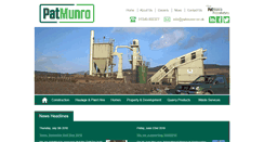 Desktop Screenshot of patmunro.co.uk